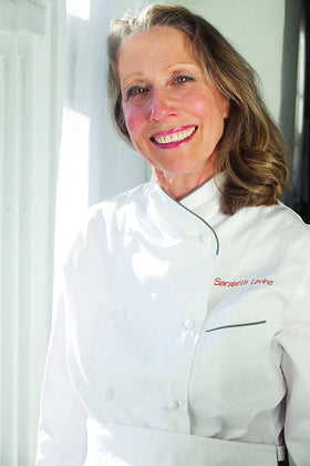 Pouring Sarabeth's marmalade as a glaze on a pastry