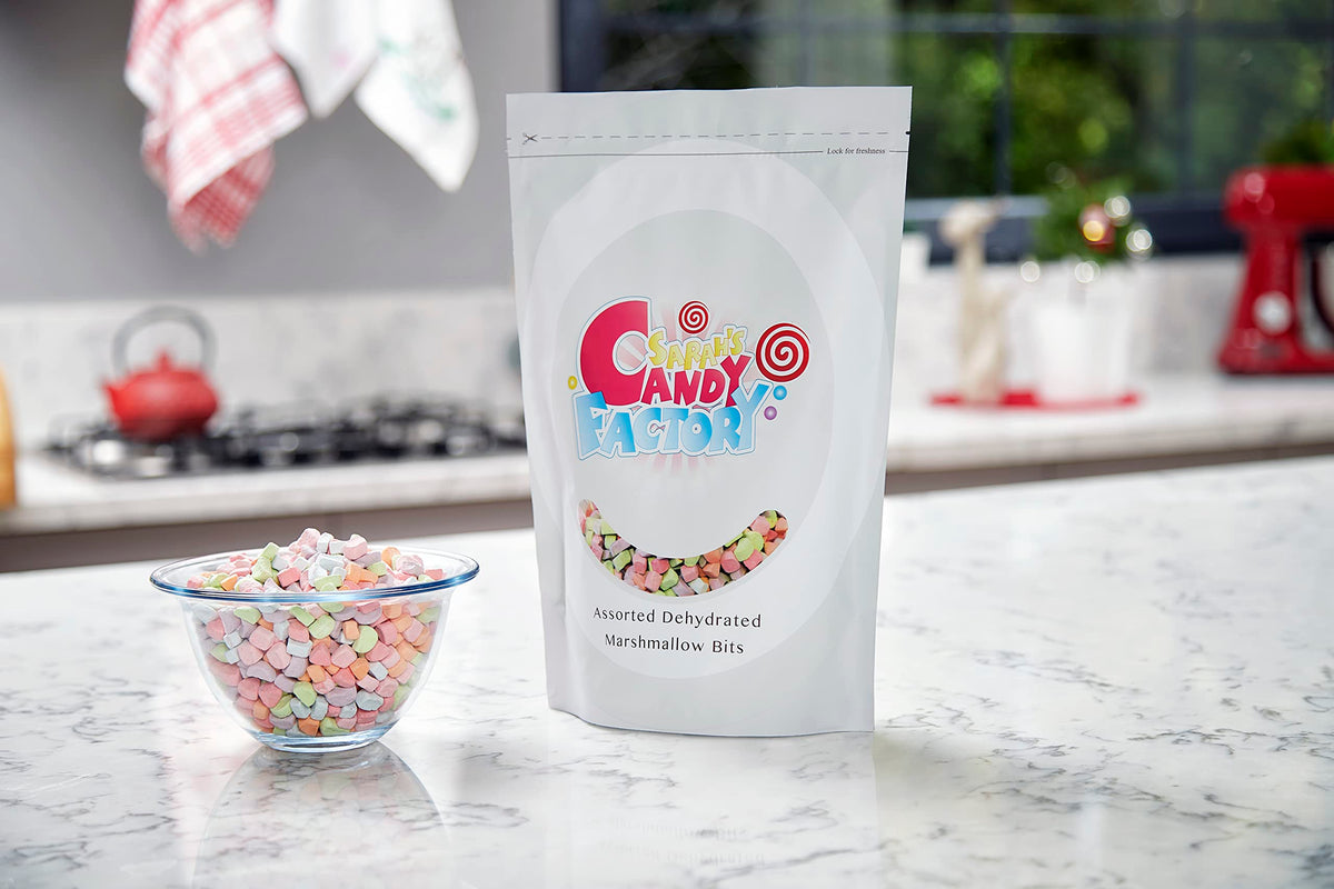 Sarah's Candy Factory mini colorful marshmallows ideal cereal toppings