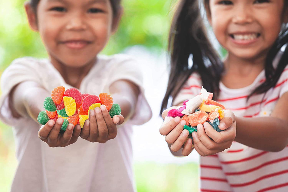 Sarah's Candy Factory bag resealable 2-5 lb keeps candy fresh and easy to share.