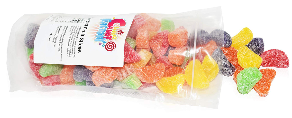 Sarah's Candy Factory classic fruit slices in vibrant colors for everyday snacking.