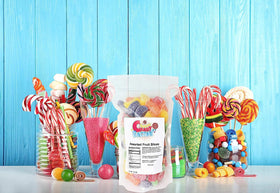 Sarah's Candy Factory colorful fruit slices assortment perfect for parties and gifting.