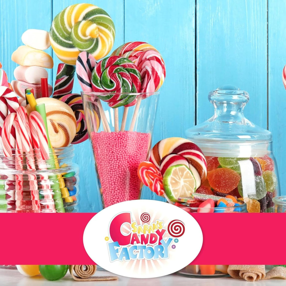 Sarah's Candy Factory dip-ready sprinkles perfect for fondant or chocolate-dipped treats.