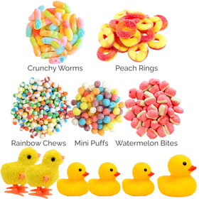 Sarah's Candy Factory freeze-dried worms with ultra-crisp texture for snack cravings.