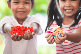 Party-ready cinnamon gummies perfect for celebrations and gifts.