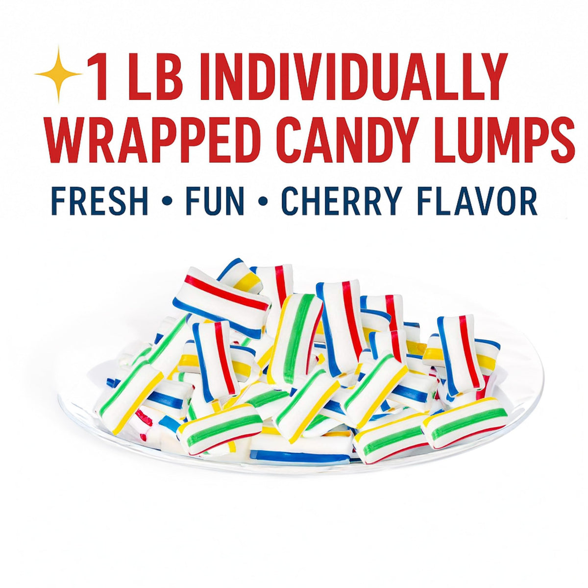 Sarahs Candy Factory slow dissolving cherry candy.