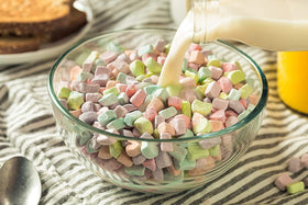 Marshmallow bits from Sarah's Candy Factory ideal for pancakes.
