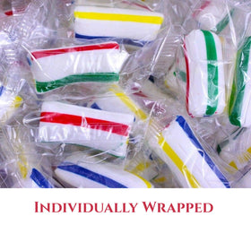 Sarahs Candy Factory multicolor striped design enhances gift appeal.