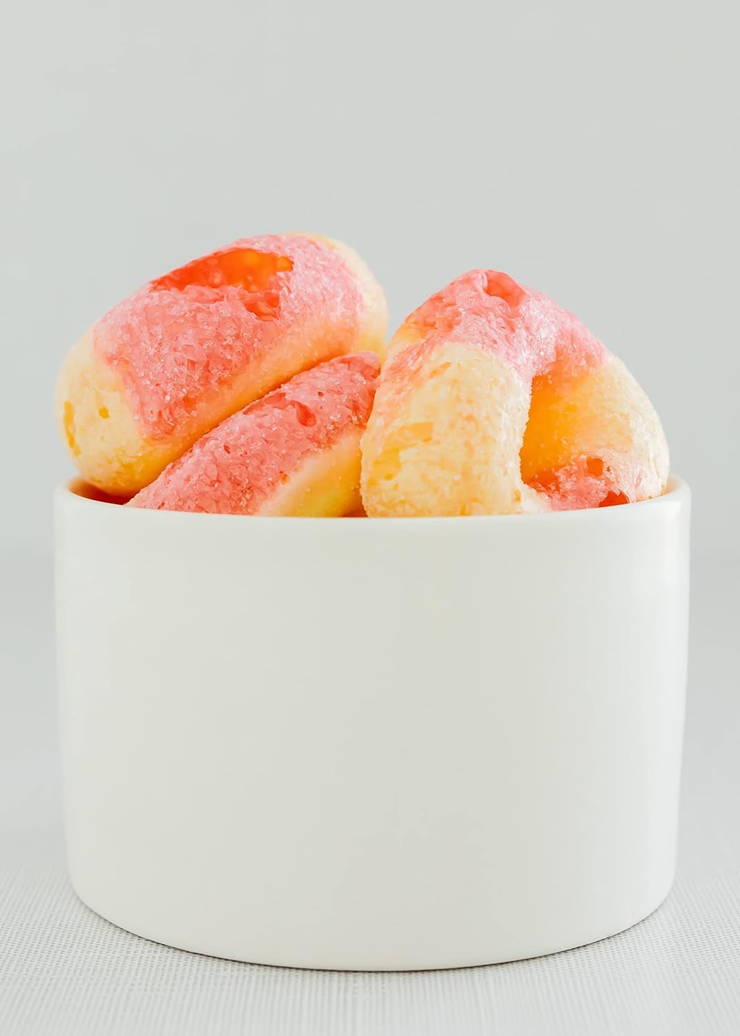 Sarah's Candy Factory peach rings for on-the-go snacking and travel