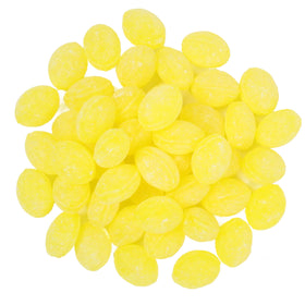 Sarah's Candy Factory sanded lemon drops bag front showing retro nostalgia for sharing.
