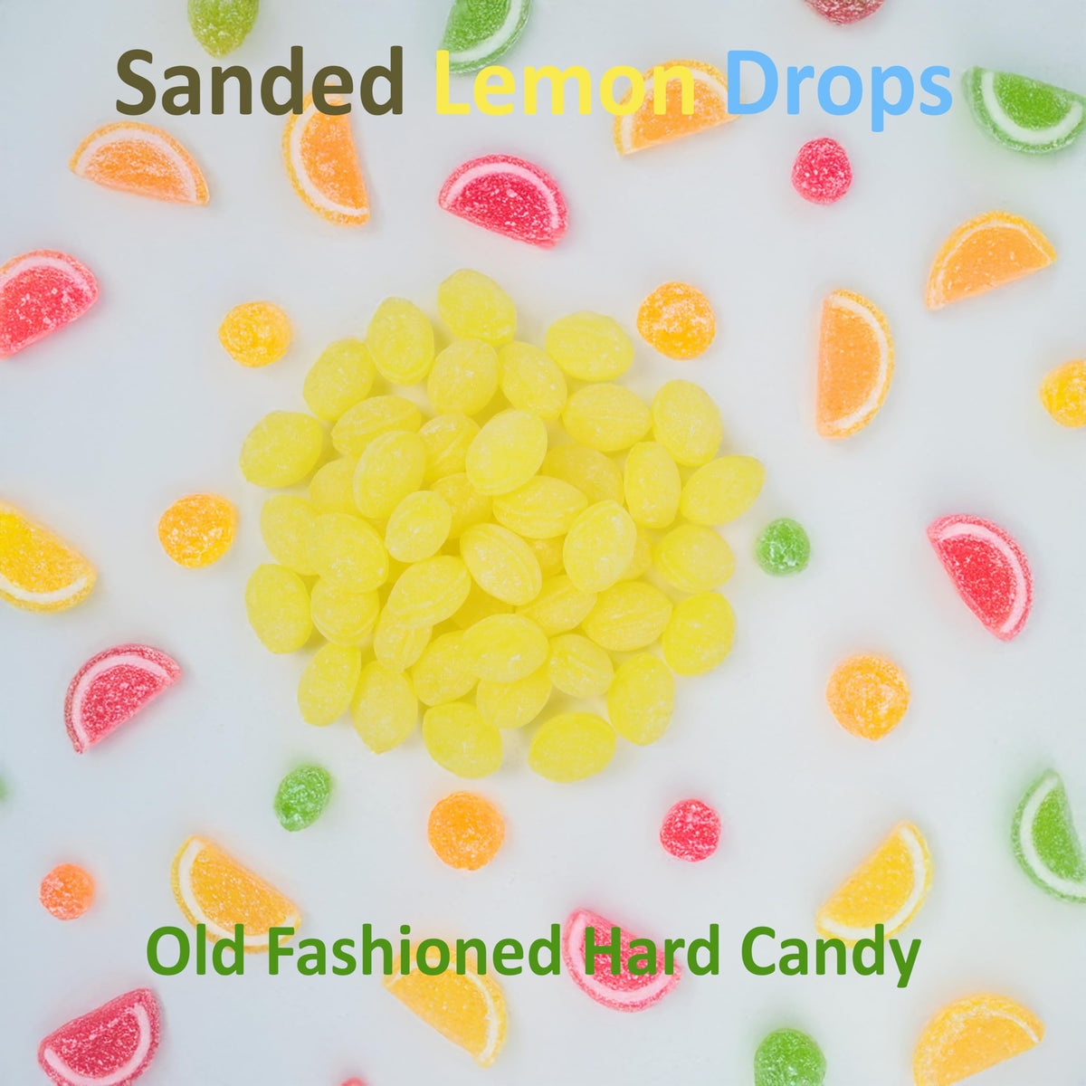 Sarah's Candy Factory gluten-free label on the package for safe snacking.