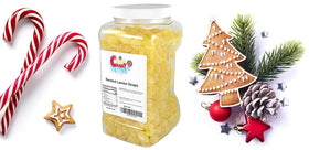 Sarah's Candy Factory reusable jar keeps candies fresh between treats.