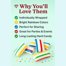 Sarahs Candy Factory sharing ready candies for home, work, or events.