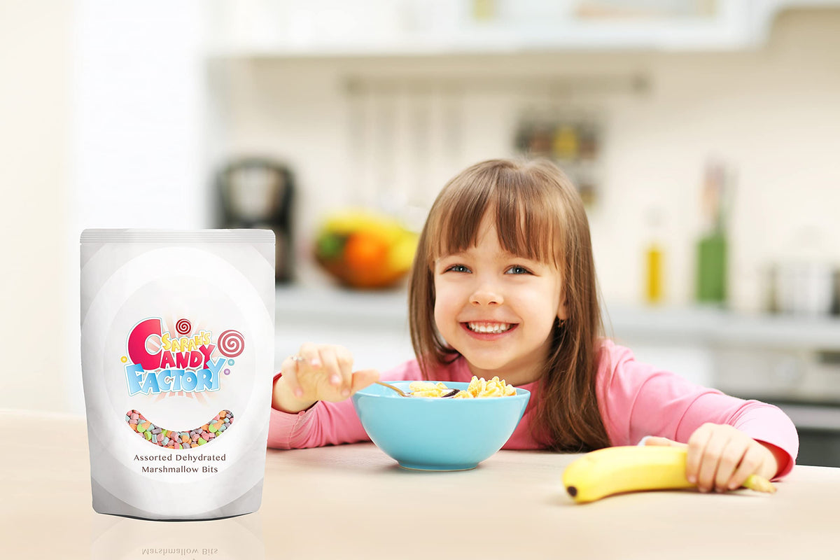 Sarah's Candy Factory versatile marshmallow bits for snacks and party toppings