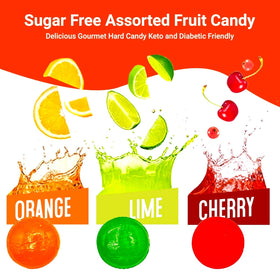 Sarah's Candy Factory orange flavor hard candy sunny orange piece for refreshment