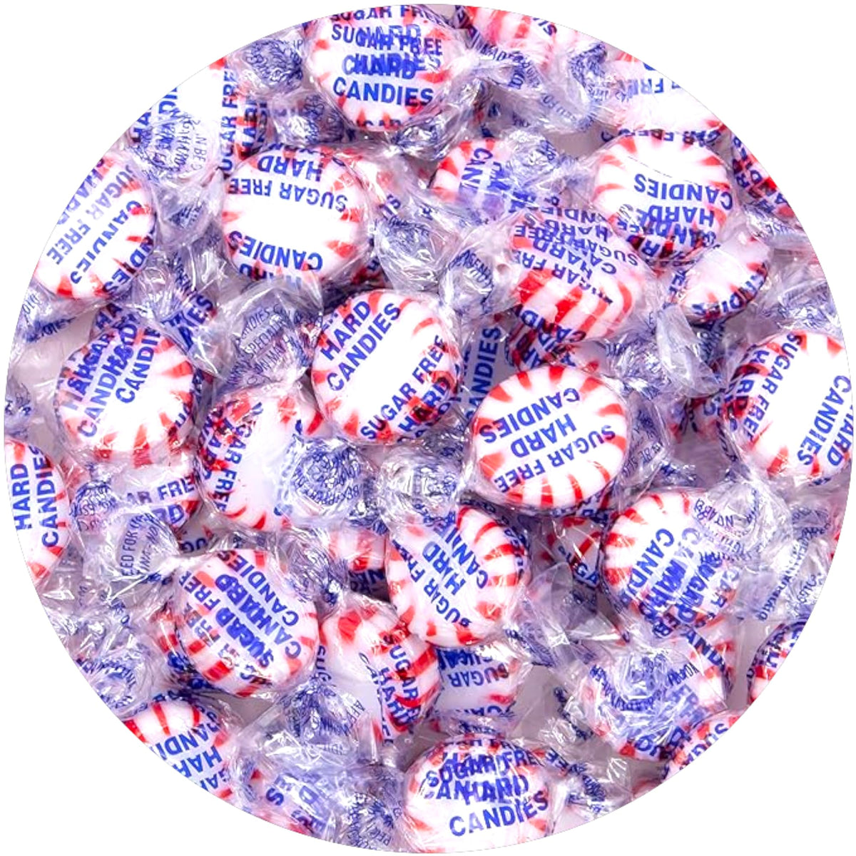 Sarah's Candy Factory peppermint mints in a 1 lb bag offer a sugar-free indulgence.