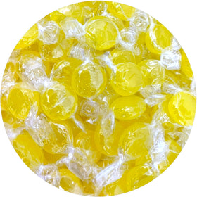 Sarah's Candy Factory sugar-free lemon drops bag front for on-the-go snacking