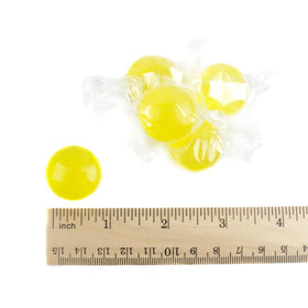Sarah's Candy Factory sugar-free lemon drops bag seal highlight easy storage
