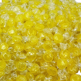 Sarah's Candy Factory sugar-free lemon drops on office desk for quick treats