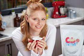 Sarah's Candy Factory vanilla mini dehydrated marshmallow bits ideal for baking.