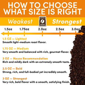 Steaming cup and brewed pot representing cafe-quality taste.
