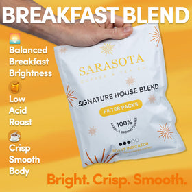 Ideal for hotels and offices, bulk Sarasota filter packs keep guest coffee convenient