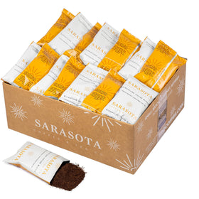 Sarasota Breakfast Blend packets—front view for quick, mess-free office coffee.