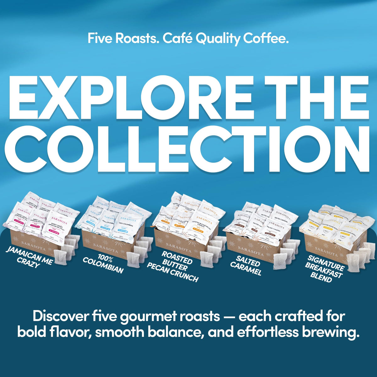 No mess brewing with Sarasota Coffee filter packs