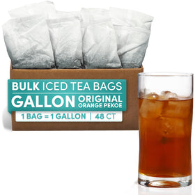 Sarasota Coffee & Tea Co black orange pekoe iced tea bag for quick batch brewing