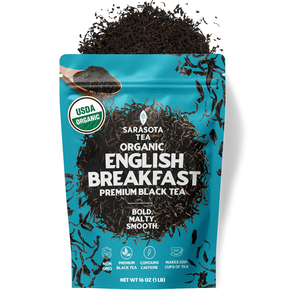 Sarasota English Breakfast loose-leaf for a bold morning cup
