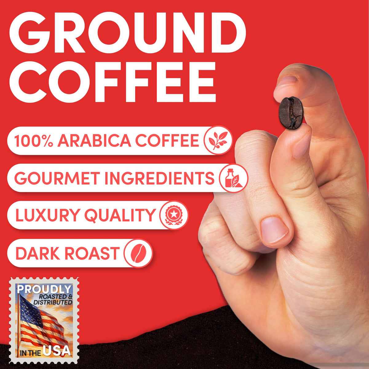 Sarasota Decaf Ground Coffee brewed cup ready for late-evening relaxation
