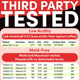 Sarasota Decaf Ground Coffee pour-over setup demonstrates precise extraction