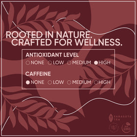 Sarasota Rooibos tea being poured to savor a comforting hot cup.