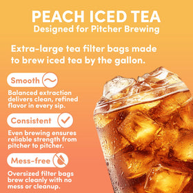 Sarasota unsweetened peach tea option for calorie-conscious drinkers