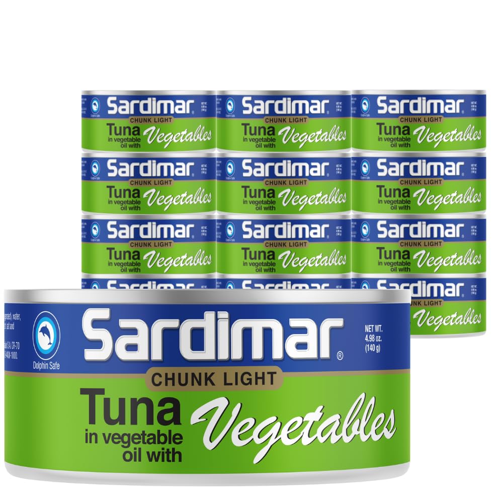 Sardimar Chunk Light Tuna in olive oil can, rich flavor for quick meals