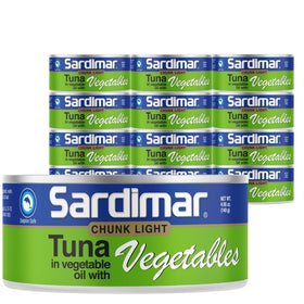 Sardimar Chunk Light Tuna in olive oil can, rich flavor for quick meals