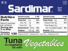 Sardimar Chunk Light Tuna salad bowl ready to enjoy
