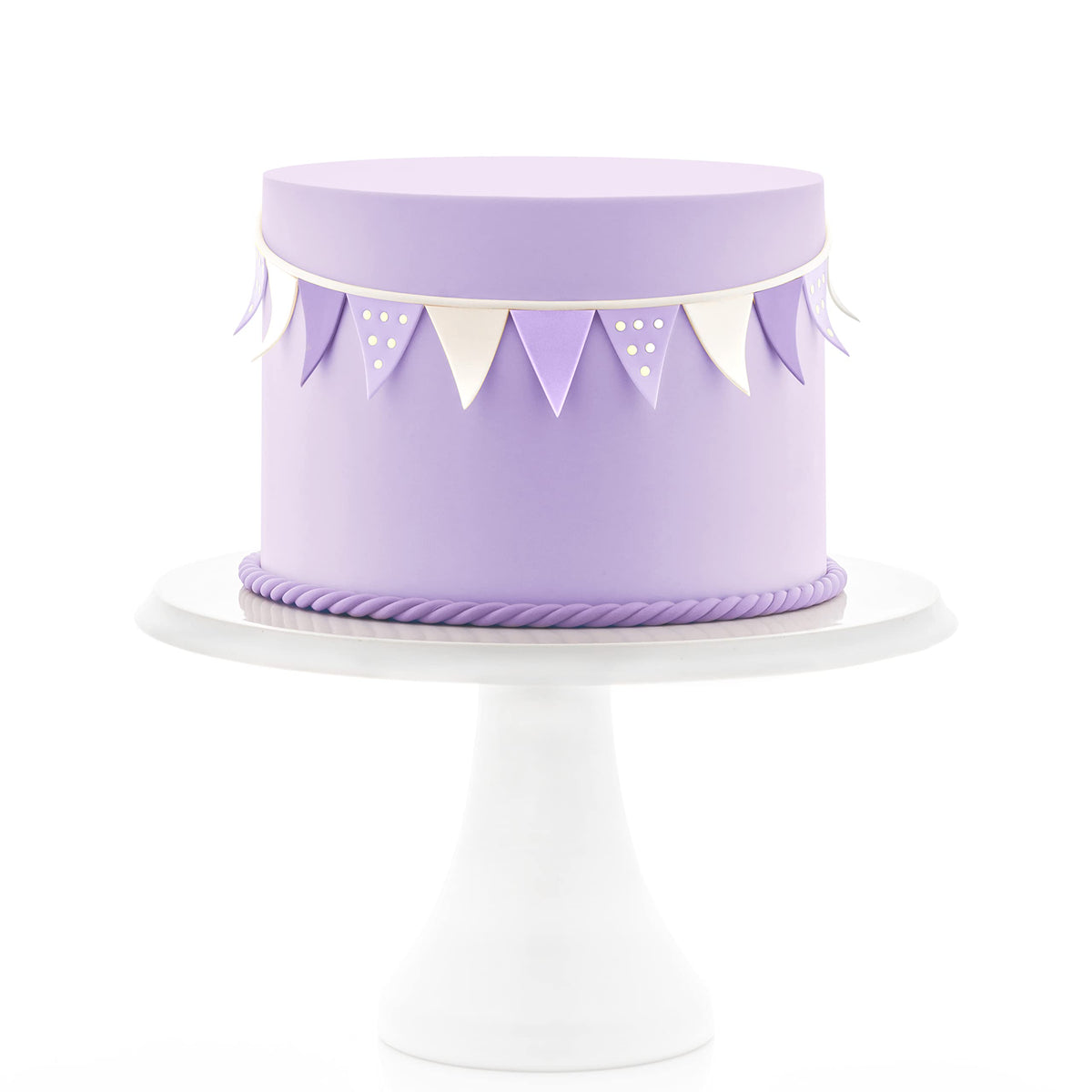 Satin Ice Lavender fondant is allergen-free and kosher-friendly.