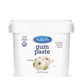 Satin Ice gum paste thin-rolled detail enables ultra-fine floral work.