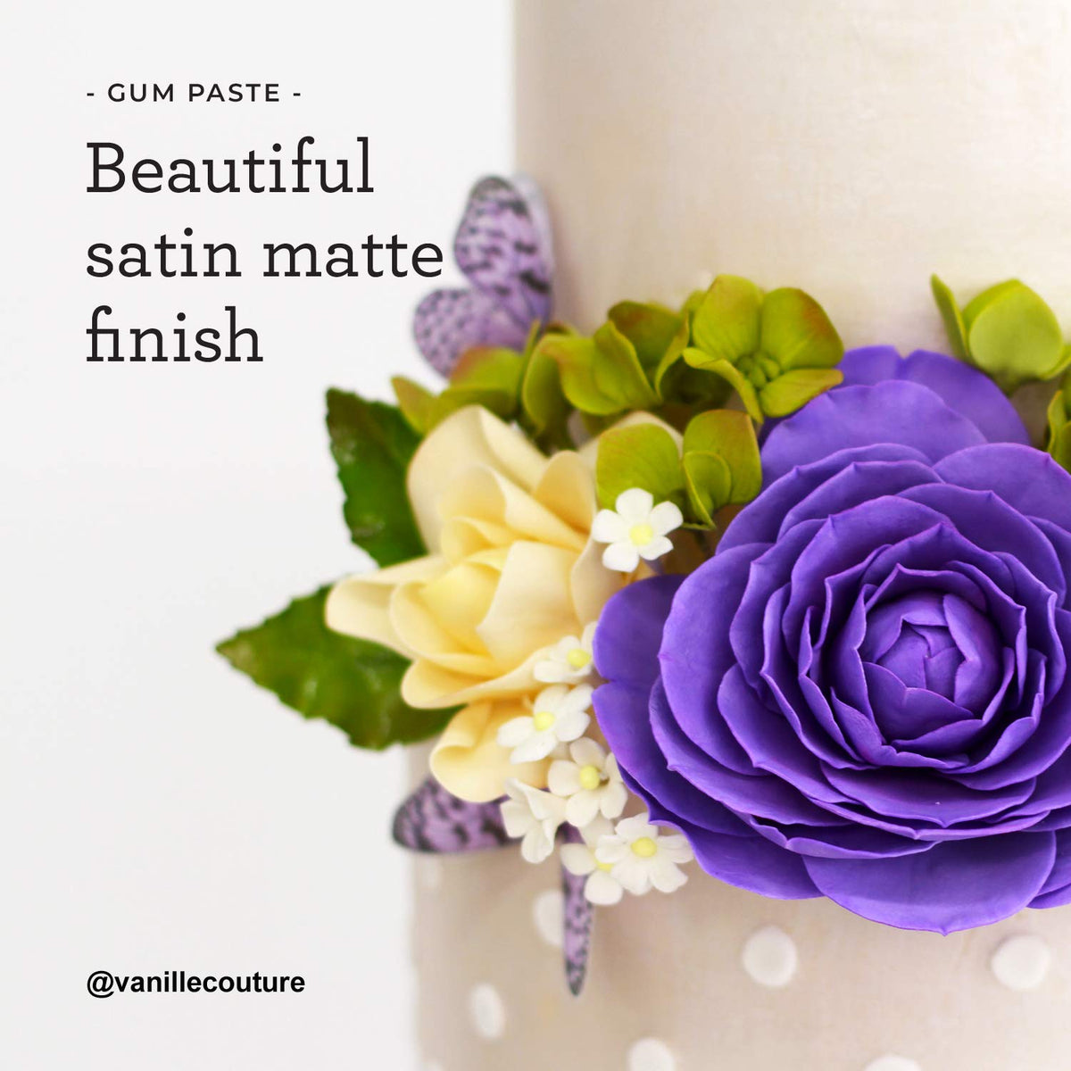 Satin Ice mixes with fondant to add strength and texture.