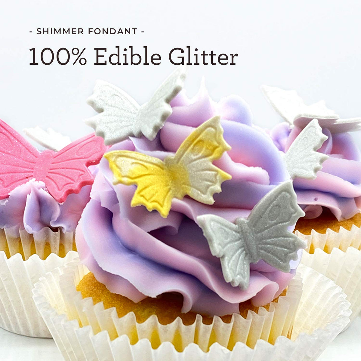 Satin Ice Silver Shimmer fondant paneled on cake for clean finish