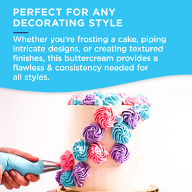 Satin Ice vanilla and chocolate flavors enhancing desserts and designs