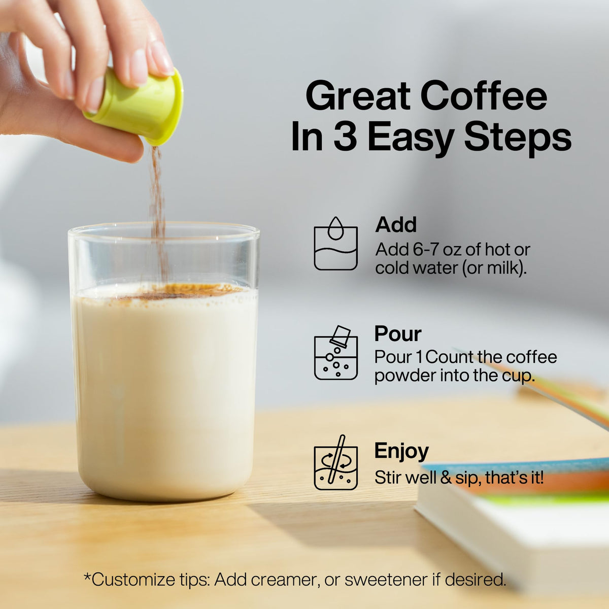 SaturnBird Express Plus latte-ready cups with milk compatibility.