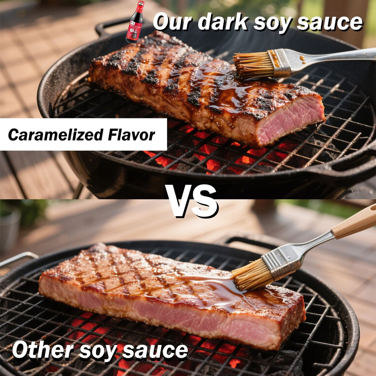 Sauce Grandmaster braised pork glaze delivers rich umami depth.