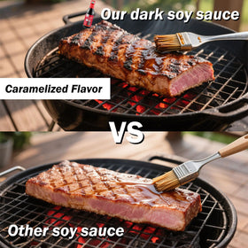 Sauce Grandmaster braised pork glaze delivers rich umami depth.