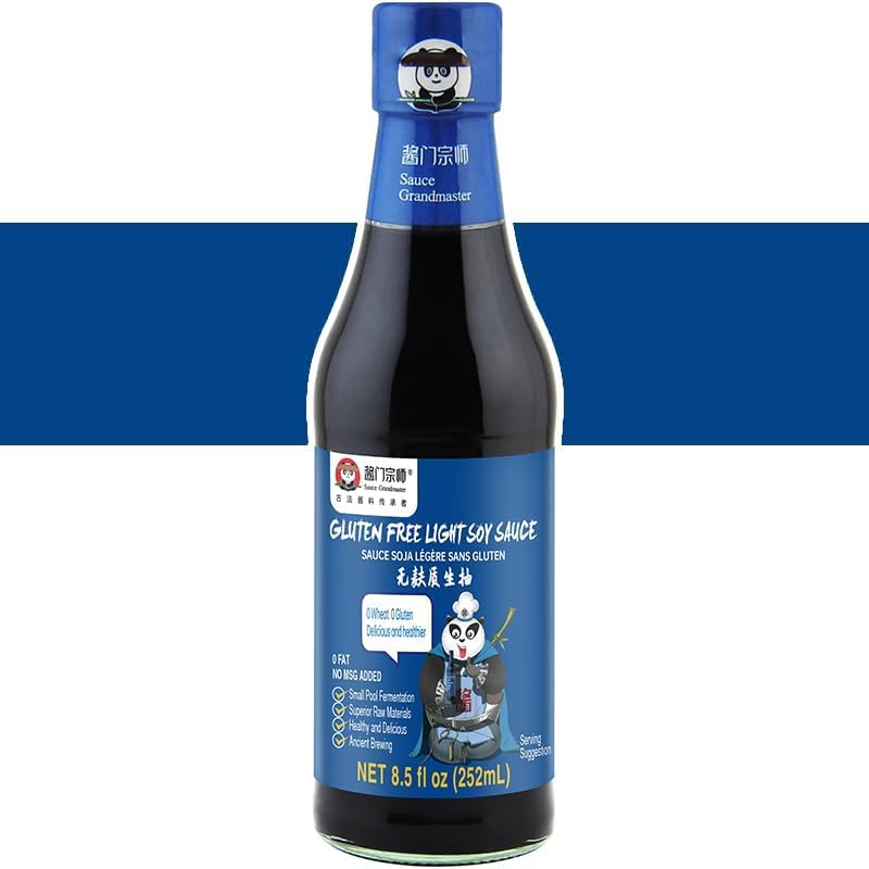 Sauce Grandmaster First Draw bottle shows premium color for sushi dipping.