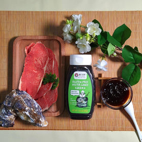 Sauce Grandmaster gluten-free label signals clean, versatile cooking