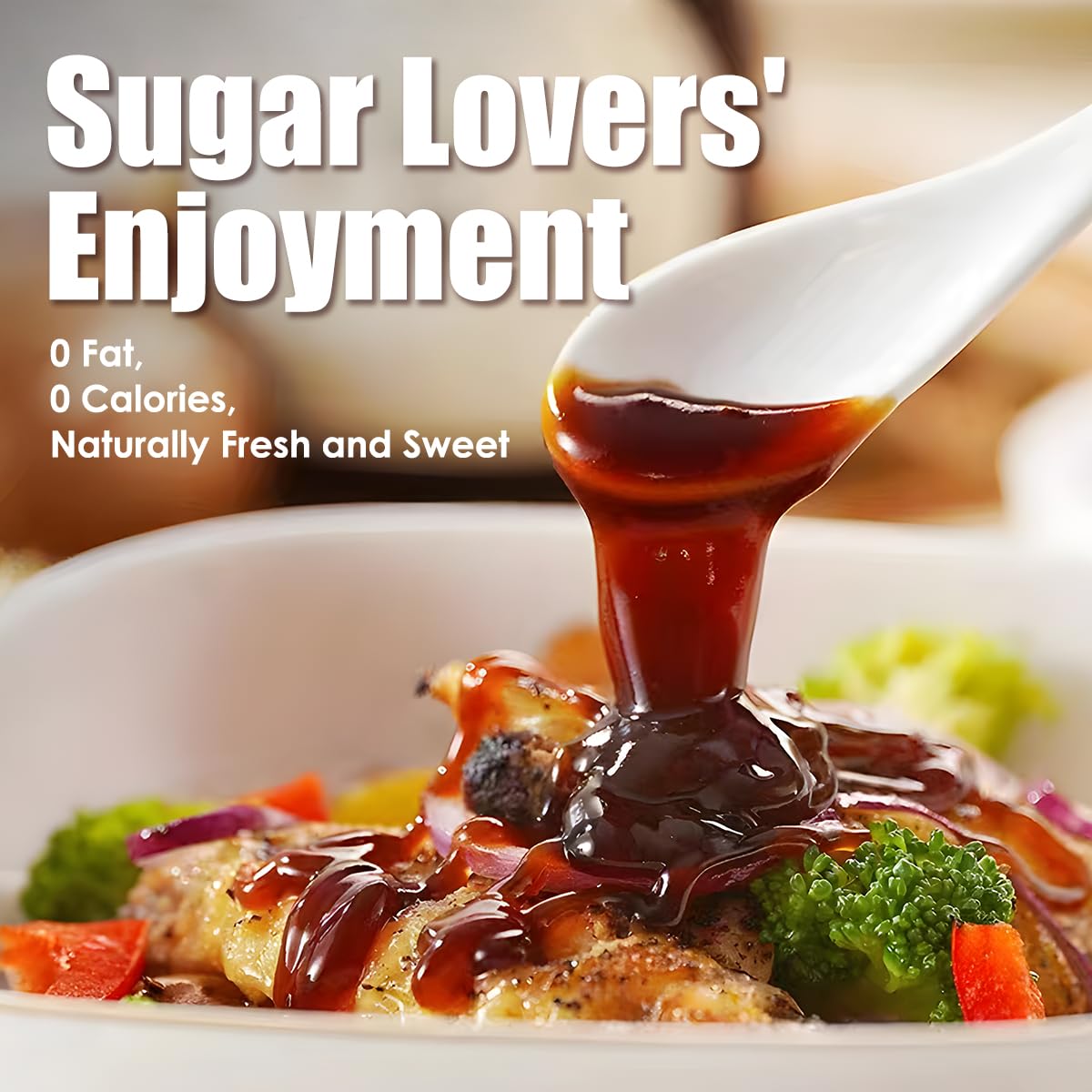 Sauce Grandmaster Matsutake Oyster Sauce used as a marinade for vegetables