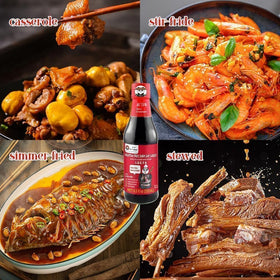 Sauce Grandmaster label close-up highlights gluten-free brewing.