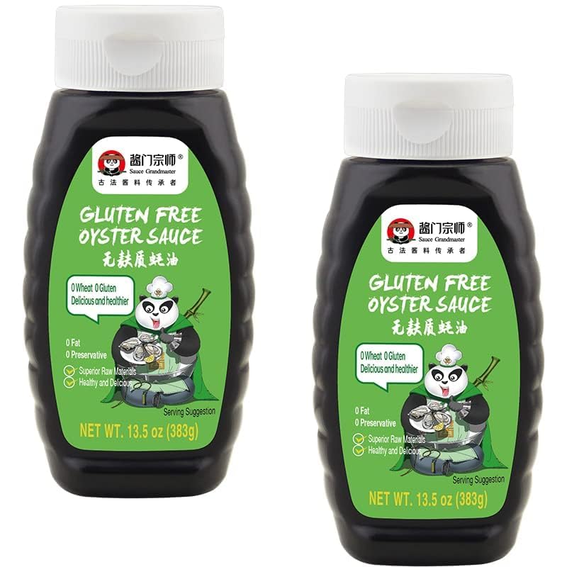 Sauce Grandmaster Pure Oyster Sauce bottle for rich umami flavor in meals