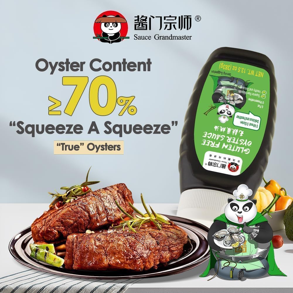 Sauce Grandmaster squeeze bottle provides mess-free, precise adding